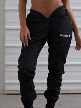 Varenne V Cut Track Pants In Black Size Xs